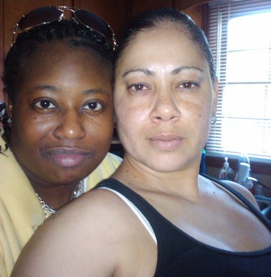 African American and Native American Lesbian couple